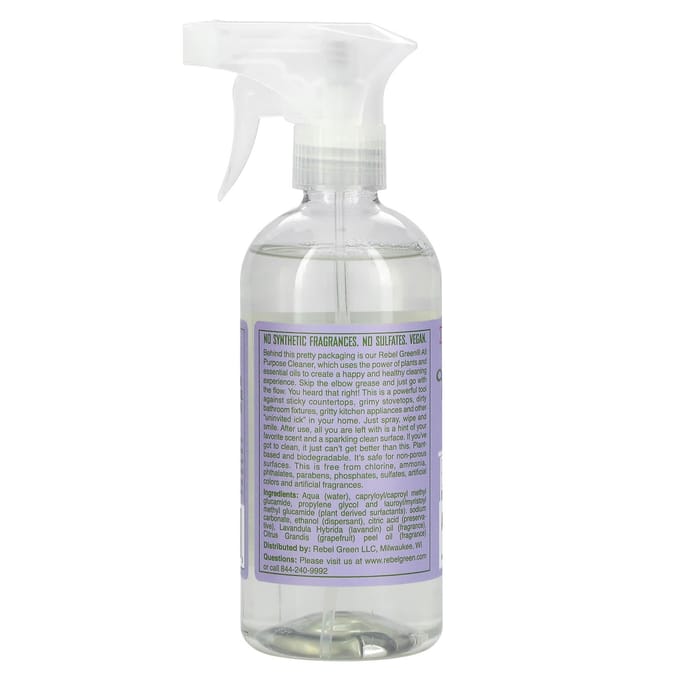 Multipurpose Spray, Lavender & Grapefruit, 16 oz (473 Ml) white
