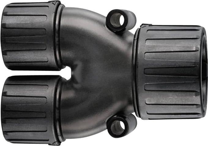 HellermannTyton 166-25803 HG28-Y21 Y-verdeler Zwart 28 mm, 21 mm, 21 mm 1 stuk(s)