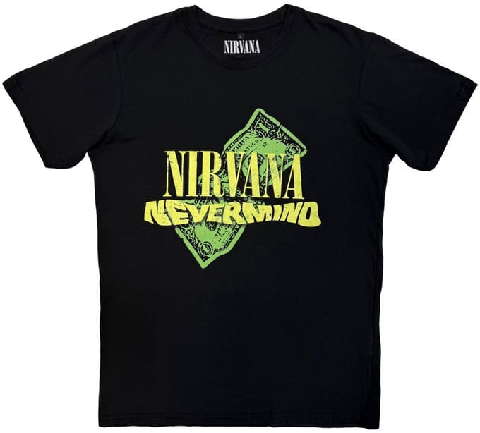 Nirvana - Nevermind Dollar Heren Tshirt - M - Zwart