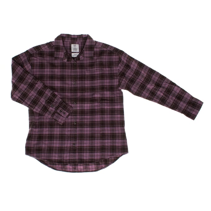 Unisex jeugd flanellen overhemd 450480