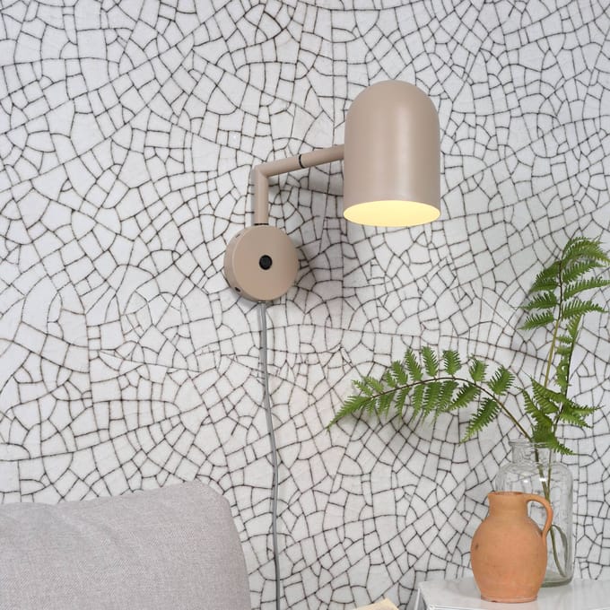 it's about RoMi Wandlamp Marseille - Zand - 29x12x27cm - Binnen Modern
