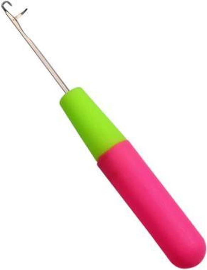 Crochet haak naald -haar extensions plastic- 2 stuks- dreadlocks haken weave