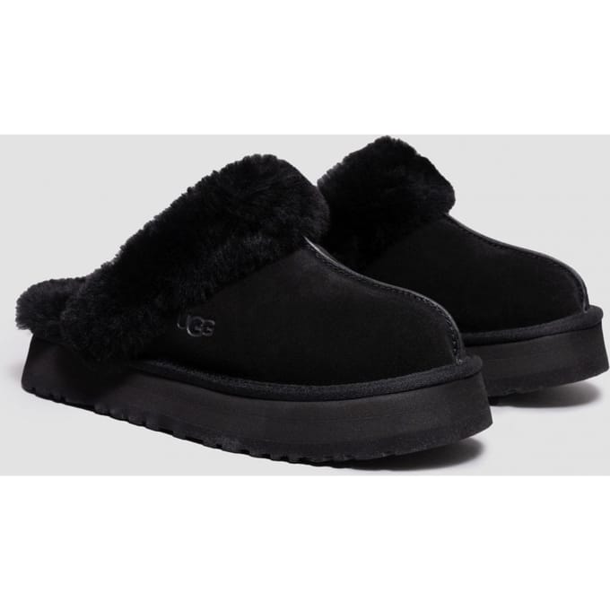 UGG® Disquette for Women in Black, Size 4, Suede/Polyester