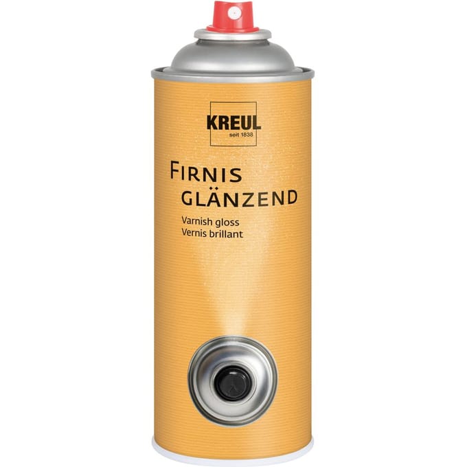 Spuitvernis acryl & olie, 400 ml - Glanzend