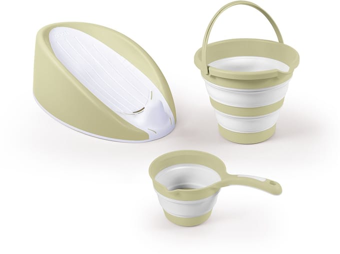 Dolu Baby Bad Set Eco Groen