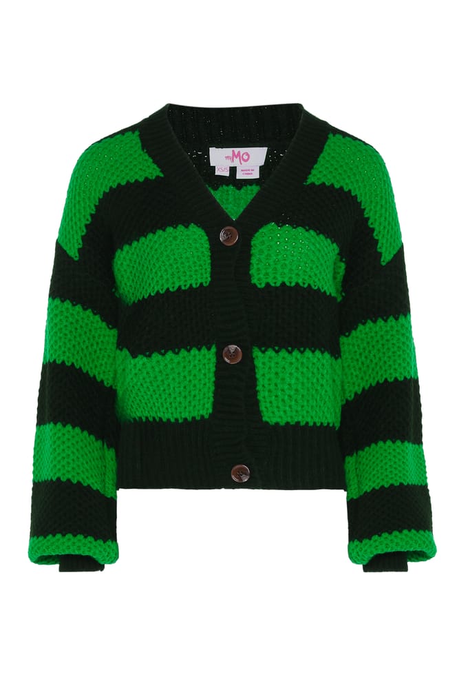 Mymo Vest Dames zwart groen