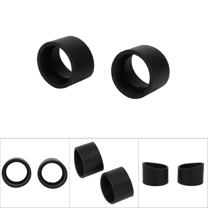 2 Stuks 36mm Diameter Rubberen Oogschelp Cover Accessoire Beschermers voor Stereomicroscoop (Schuine hoek)
