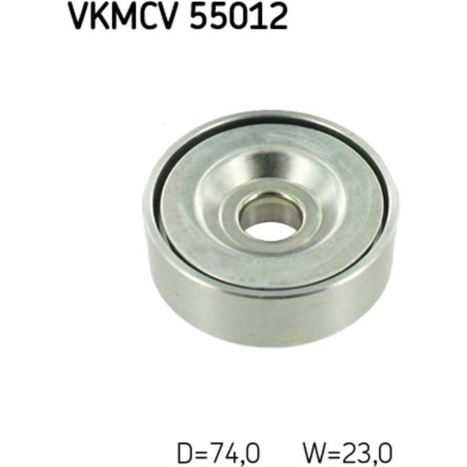 Rondsel/geleiderpoelie, V-riem SKF VKMCV 55012