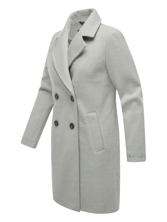Navahoo Frostjuwel dames overgangsmantel met elegante strependetails