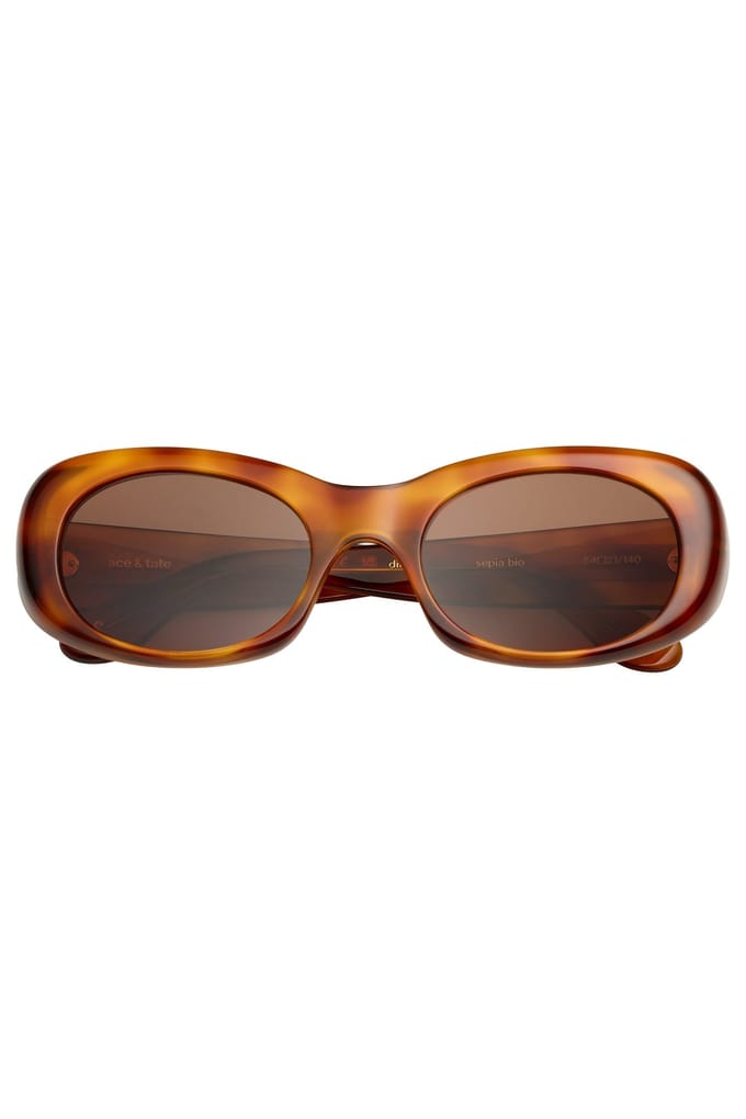 Ace & Tate Dilion Sepia Sun Größe: M | Sonnenbrillen Outlet | Unisex | Braun