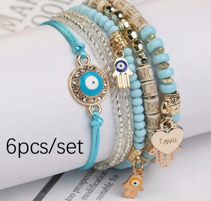 6 delige armband set