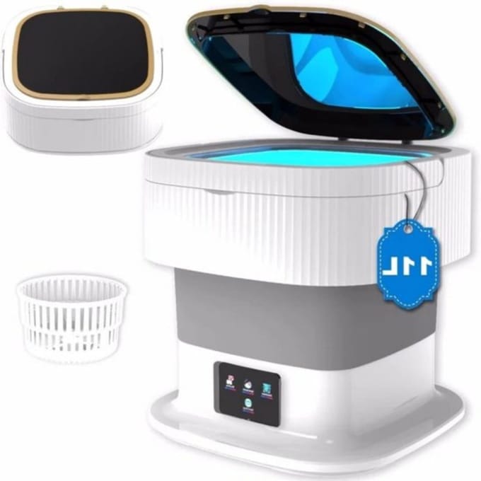 Thuys - Mini Wasmachine met Centrifuge - Voor Kleine Wasgoed - Meerdere Programma's