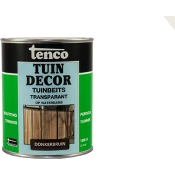 Tenco Buitenbeits Tuindecor - Donkerbruin - Zijdeglans - 1l