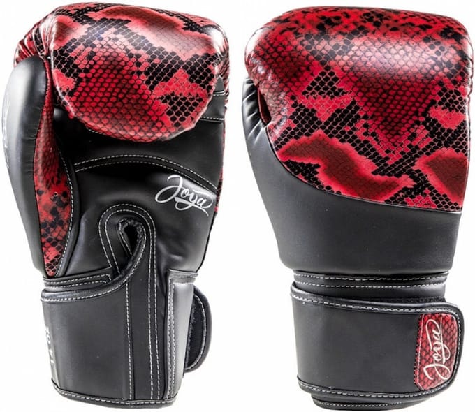 Joya (Kick)bokshandschoenen Thai Snake Rood Zwart