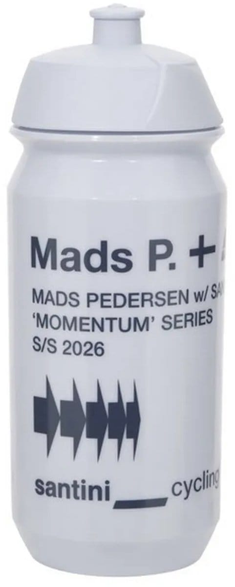 Santini Mads Pedersen Momentum Series Bidon Wit