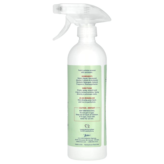 Nellie'S, Wrinkle-B-Gone Anti-Static, Lemongrass, 474Ml(16Fl Oz) beige