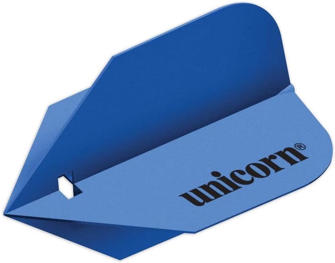 Dart Flights - Vleugels - Precisie Werpen - Real 90 graden - 125 micron - Blauw