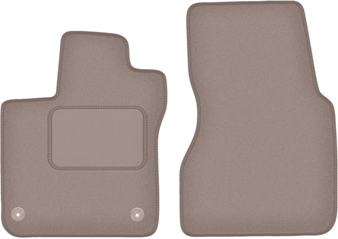 Beige voormatten voor: Smart ForFour II hatchback (2014-)