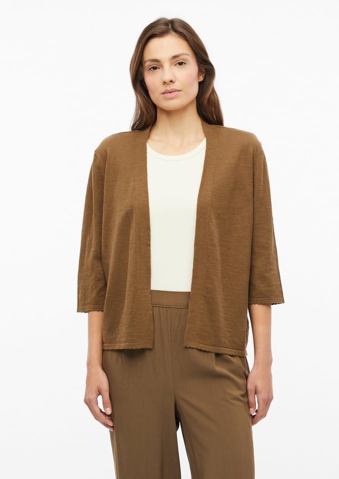s.Oliver  Cardigan Brown Größe: 46 | Leichte Jacken Outlet | Damen | Braun