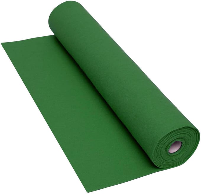 Colorations - Donkergroene Viltrol - 160 gsm, 5 m x 45 cm
