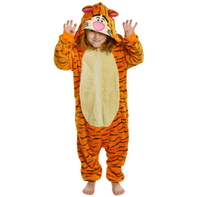 Grenouillère enfants 038pcN saut tigre - 122-128 beige
