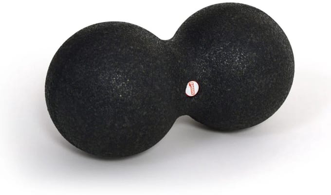Sissel myofascia double ball- 24 cm - Zwart