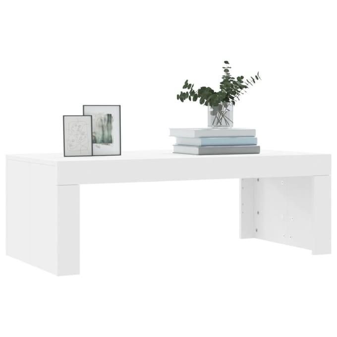 Vidaxl Salontafel, Wit 102X50X36 Cm, Materiaal Houtvezelplaat