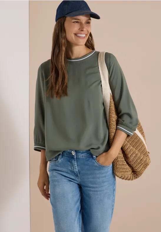 Blouse met 3/4-mouwen