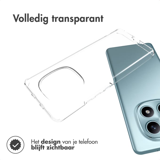 Accezz Hoesje - Geschikt voor Xiaomi Redmi Note 15 (4G) - Clear Backcover - Transparant