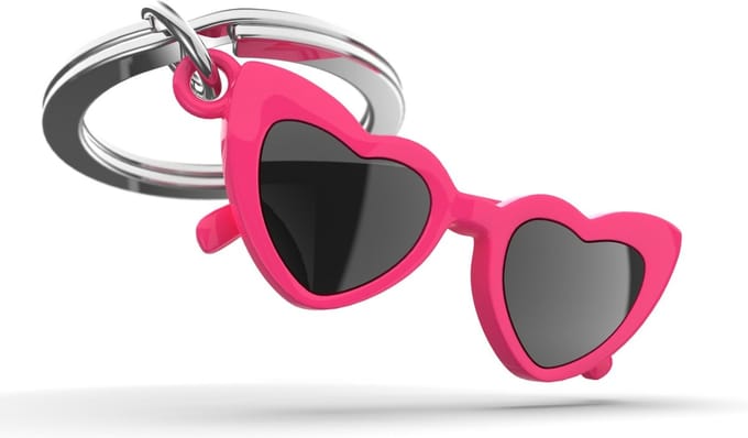 Metalmorphose - Sleutelhanger - Love Glasses