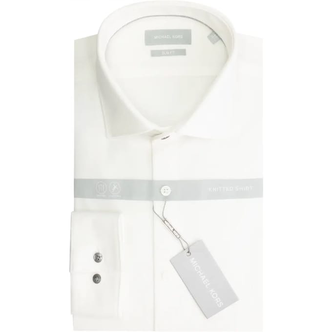 Slim fit piqué shirt Michael Kors Solid