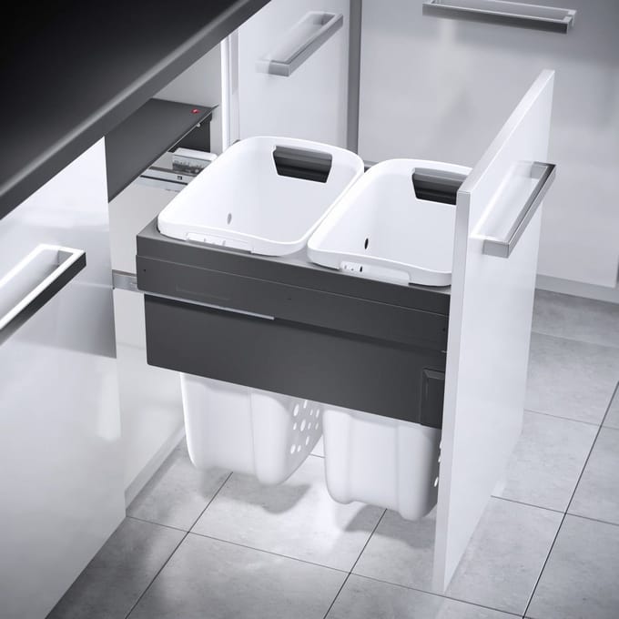 Hailo Laundry Carrier afvalsysteem 50 - 66 liter