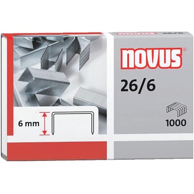 Nietjes »26/6« 1000 stuks