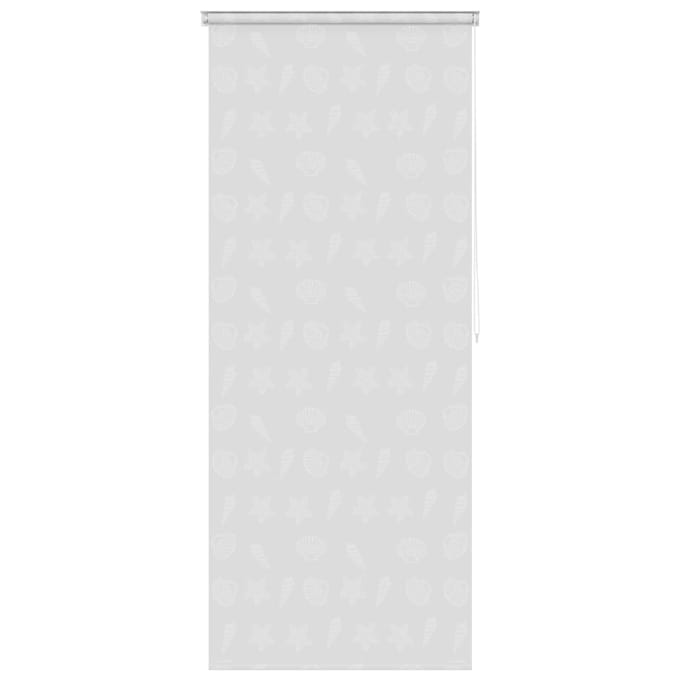 vidaXL - Rolgordijn - voor - douche - 100x240 - cm - zeester