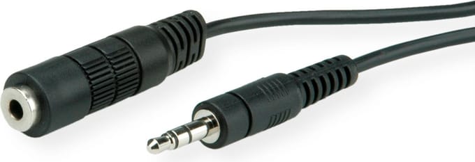 ROLINE 3,5mm verlengkabel M/F, 5 m