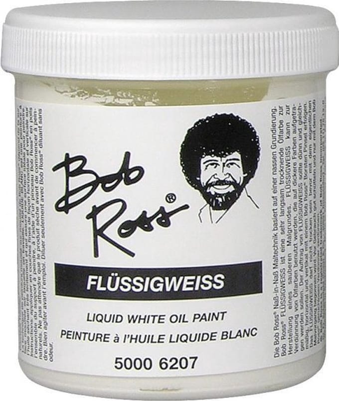 Bob Ross liquid white Olieverf - Witte Verf - Achtergrond verf - 473ml