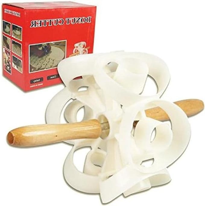 Donut Snijder - Donut Maker - Donuts Maken - Vorm en Snij Functie - 1 Aantal - Wit