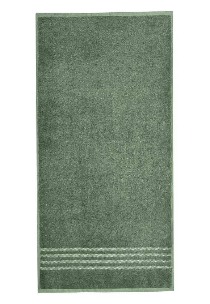 Handdoek Milano 50x100 donkergroen - SCHIESSER Home 50*100