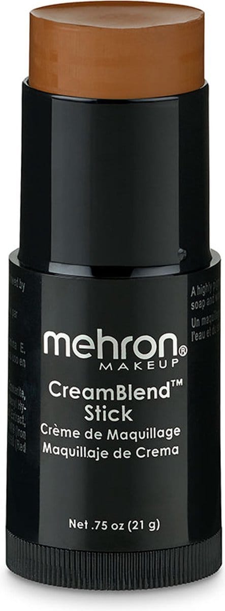 Mehron - CreamBlend Stick - Schmink - Medium/Dark 4