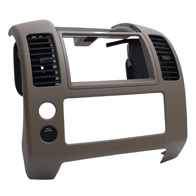 Midden Dashboard Console Instrumentenpaneel Rand Vervanging voor Frontier 2005 2020 Auto Middenconsole Rand Bruin 68259 ZP16A black