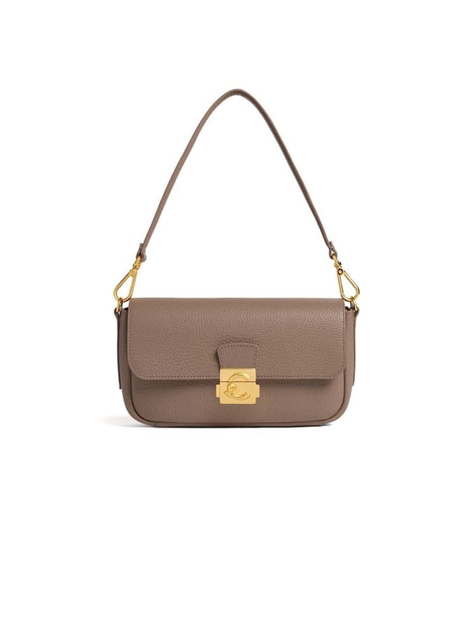 Coccinelle Schoudertas Warm Taupe