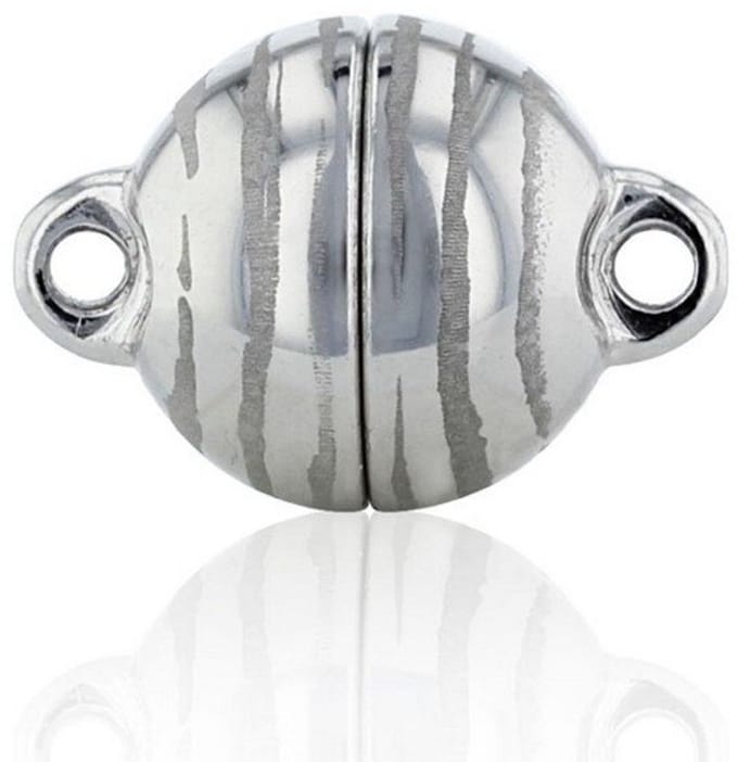 Luna-Pearls - 666.0114 - Sieradensluiting - Dames - 925er Zilver gerhodineerd - 10mm