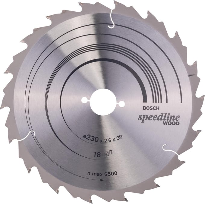 Bosch RUNDSAVKLINGE SPEEDLINE Hout 230X30/18MM