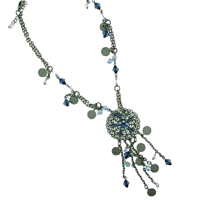 Behave Korte ketting met hanger en kraaltjes