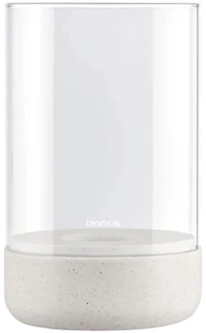 Blomus Calma theelichthouder D12cm H20cm moonbeam