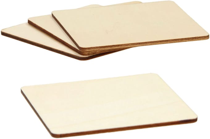 Lobbes Houten Onderzetters, 4st.