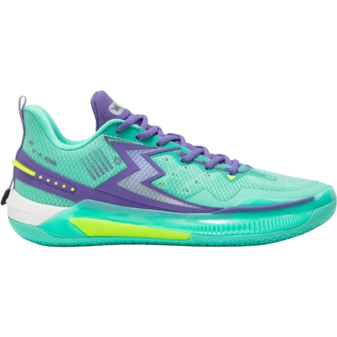 Basketbal Mannen Big 3.0 Light Up Groen/Donker Paars