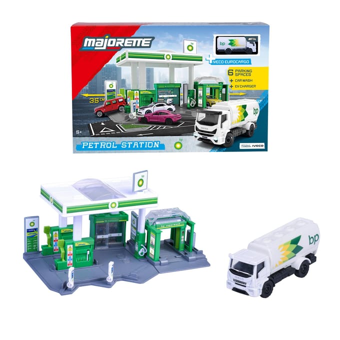 Majorette - Speelgoed tankstation - autowasstraat - winkel