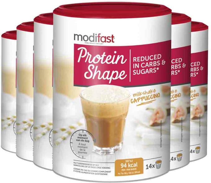 Modifast Protein Shape Milkshake Cappuccino - 6 x 420 gr - Voordeelverpakking