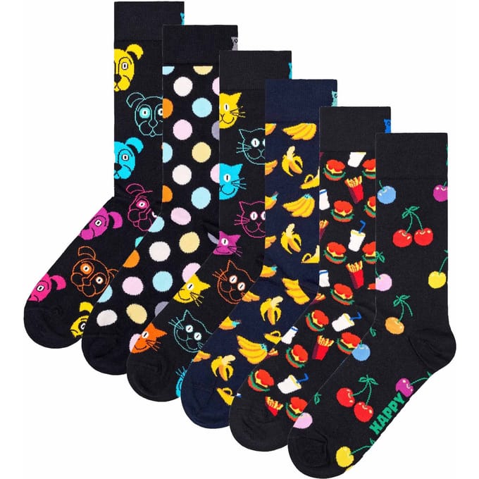 Happy Socks Sokken Set van 6